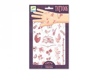 Tetoválás metálfényű Hello Summer, Djeco bőrbarát tetkó - 9597