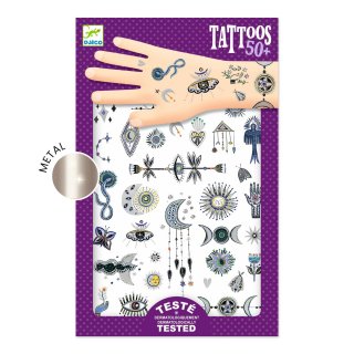 Tetoválás Metálfényű Wicca, Djeco bőrbarát tetkó - 9252
