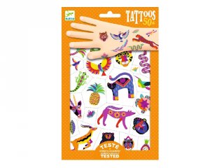 Tetoválás Vad szépség, Djeco bőrbarát tetkó - 9609 (3-10 év)