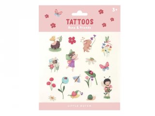 Tetováló matrica készlet Rosa és barátai, Little Dutch kreatív szett (370139)