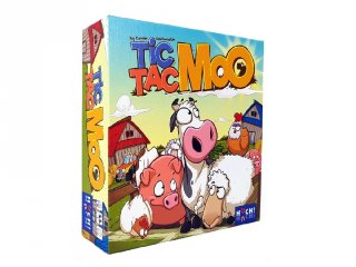 Tic Tac Moo, kétszemélyes játék (az amőba és a malom kombinációja, 8-99 év)
