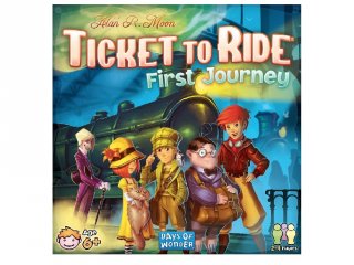 Ticket to Ride, First Journey, Amerika (vonatos, családi stratégiai társasjáték, 6-99 év)