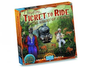 Ticket to Ride, Térkép kollekció 3., Afrika (vonatos, családi stratégiai társasjáték, 8-99 év)