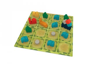 Tiny Towns, tetrisz típusú társasjáték (10-99 év)