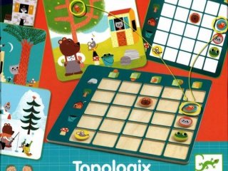 Topologix (Djeco, 8354, térlátást fejlesztő logikai játék, 3-7 év)
