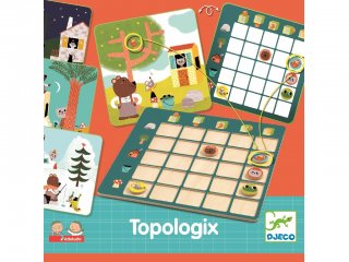 Topologix (Djeco, 8354, térlátást fejlesztő logikai játék, 3-7 év)