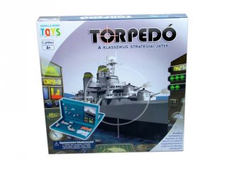 Torpedó (MH, klasszikus, kétszemélyes stratégiai társasjáték, 5-99 év)