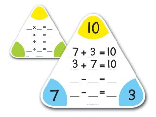 Tri-Facta számolós logikai társasjáték (Learning Resources, összeadás és kivonás 1-20-ig, 5-9 év)