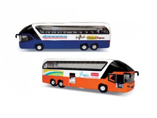 Turistabusz hanggal és fénnyel 19 cm, szerepjáték (többféle)