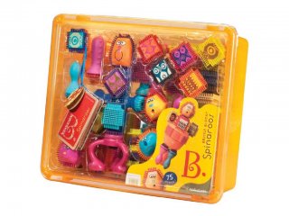 Tüskejáték, Figura készítő (Bristle Blocks, Spinaroos, 75 db-os kreatív építőjáték, 1,5-6 év)