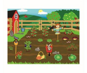 Újraragasztható matricás könyv Farm, Melissa&Doug kreatív játék (30501, 3-8 év)