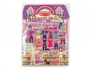 Újraragasztható pufi matricás könyv, Öltözködés (Melissa&Doug, 76 db-os készlet, 4-12 év)