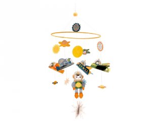 Űrutazás szélmobil függődísz, Djeco szobadekoráció - 4349