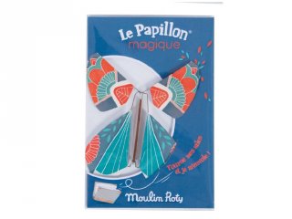 Varázslatos pillangók, meglepetés ajándék könyvekhez (711109, Moulin Roty, sötétkék - 1 db)