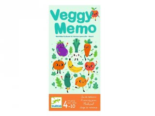 Veggy Memo Zöldséges-gyümölcsös memóriajáték, Djeco logikai játék - 8528 (4-8 év)