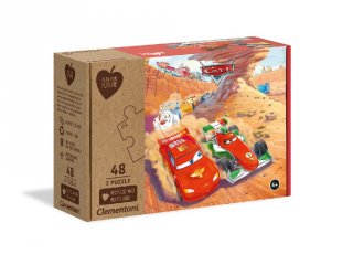 Verdák 3 az 1-ben kirakó, 3x48 db-os puzzle (25254, CLEM, 4-6 év)