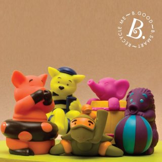 Vidám pancsibanda (B.Toys, Squirts, állatos fürdőjáték, 1-4 év)