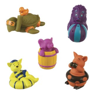 Vidám pancsibanda (B.Toys, Squirts, állatos fürdőjáték, 1-4 év)