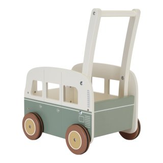 Vintage lakóautó, Little Dutch fa járássegítő, mozgásfejlesztő játék (7105, 1-3 év)