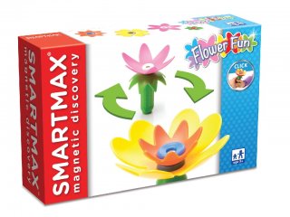Virágmánia (Smartmax, mágneses építőjáték, 3-7 év)