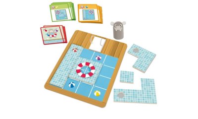 Víziló a medencében? logikai játék feladatkártyákkal (55265, Goula, 3-7 év)