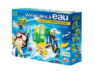Vízzel működő járművek, 13 modell (Buki, tudományos építőjáték, 8-14 év)