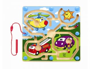 Vonalvezető, Járműves (Hape, mágneses útkereső játék, 1-3 év)