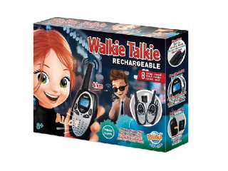 Walkie talkie tölthető akkumulátorral, Buki tudományos játék