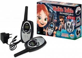 Walkie talkie tölthető akkumulátorral, Buki tudományos játék