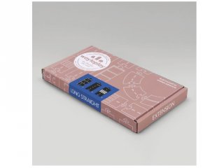 Waytoplay rugalmas autópálya matchbox és más kisautóhoz, 6 db-os építőjáték kiegészítő készlet, Egyenes