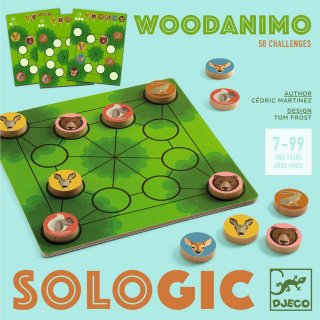 Woodanimo Szétültetés, Djeco logikai játék - 8587 (7-99 év)