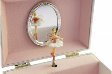 Zenélő ékszertartó, Balerina (GK, ajándéktárgy, 3-99 év)