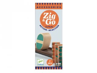 Zig&Go Sokasodó Culbuto, Djeco 7 db-os logikai építőjáték fából - 5648 (8-13 év)