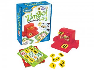 Zingo a bingó 1,2,3 (Thinkfun, 7703, Számfelismerő gyorsasági játék, 4-99 év)