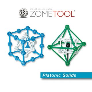 Zometool, Platóni Testek (ZT-00257, tudományos építőjáték, 10-99 év)