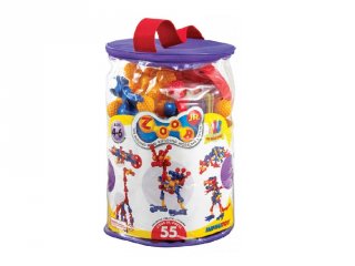 ZOOB Junior építőjáték (13055, 55 db-os kreatív készlet, 4-6 év)