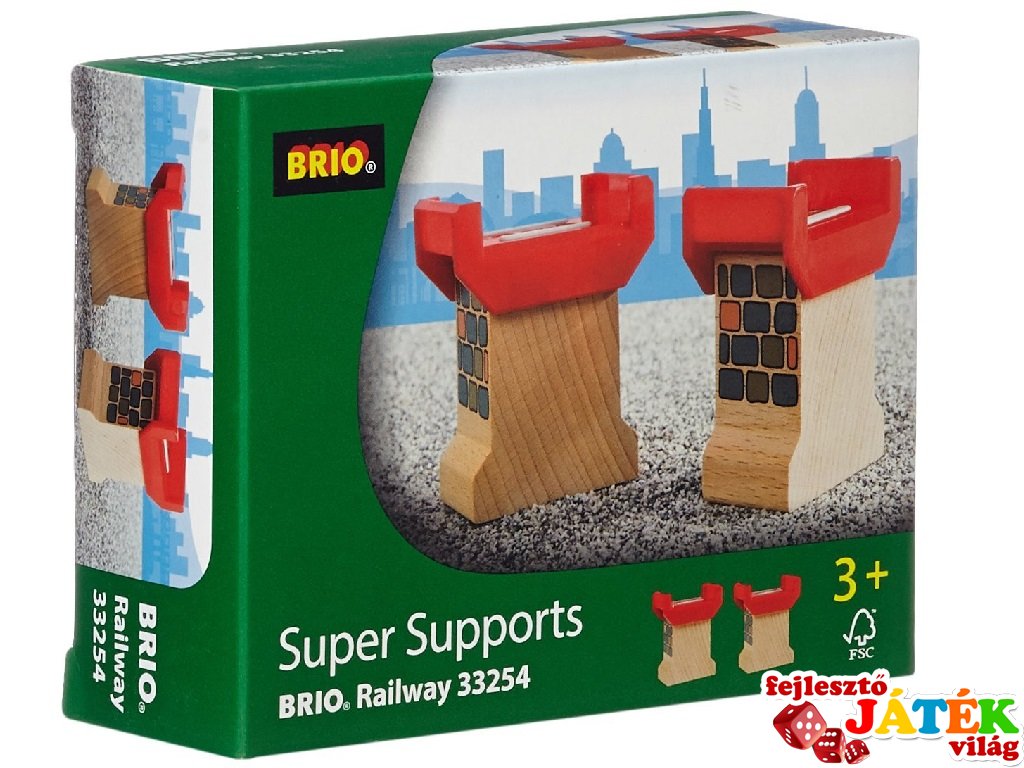 Kis támaszték 2 db (Brio, 33254, vonatos fajáték, 3-10 év)