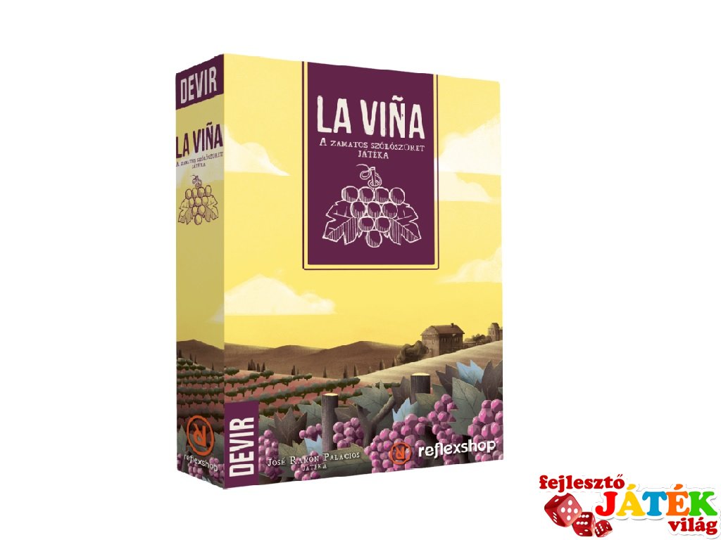 La viña, a zamatos szőlőszüret társasjátéka (8-99 év)