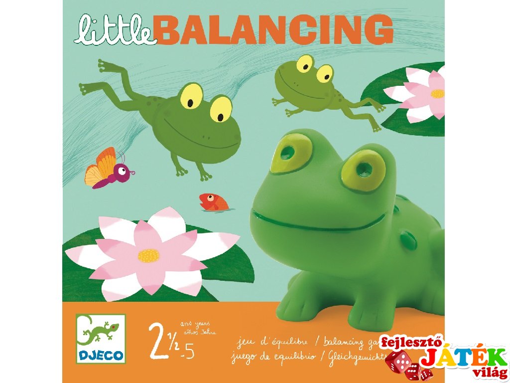 Little balancing (Djeco, 8554, ügyességi társasjáték, 2-5 év)
