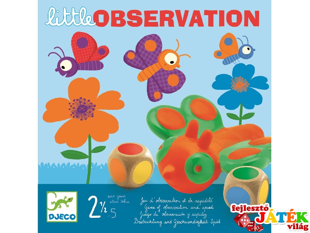 Little observation (Djeco, 8551, memóriafejlesztő társasjáték, 2-5 év)