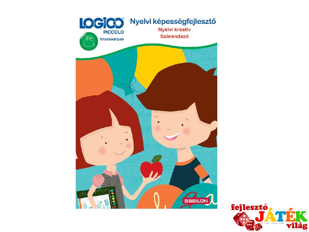 LOGICO Piccolo, Nyelvi képességfejlesztő: Nyelvi kreatív - Szórendező (5420, egyszemélyes logikai feladatlap, 6-12 év)
