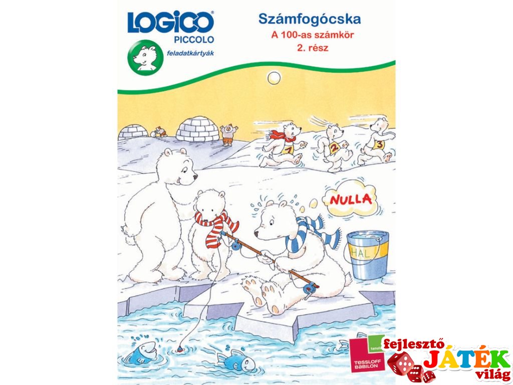 LOGICO Piccolo, Számfogócska: 100-as számkör 2. rész (3479, egyszemélyes, matematikai, fejlesztő játék, 5-8 év)