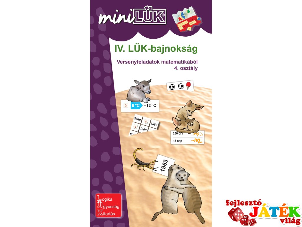 Lük Mini, IV. LÜK bajnokság matematikából, 4. osztály (egyszemélyes, matematikai fejlesztőjáték, 5-8 év)