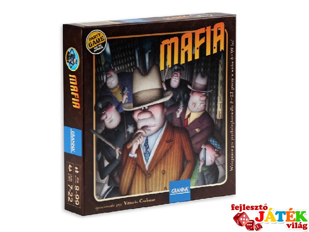 Maffia, nyomozós társasjáték, partijáték (8-99 év)