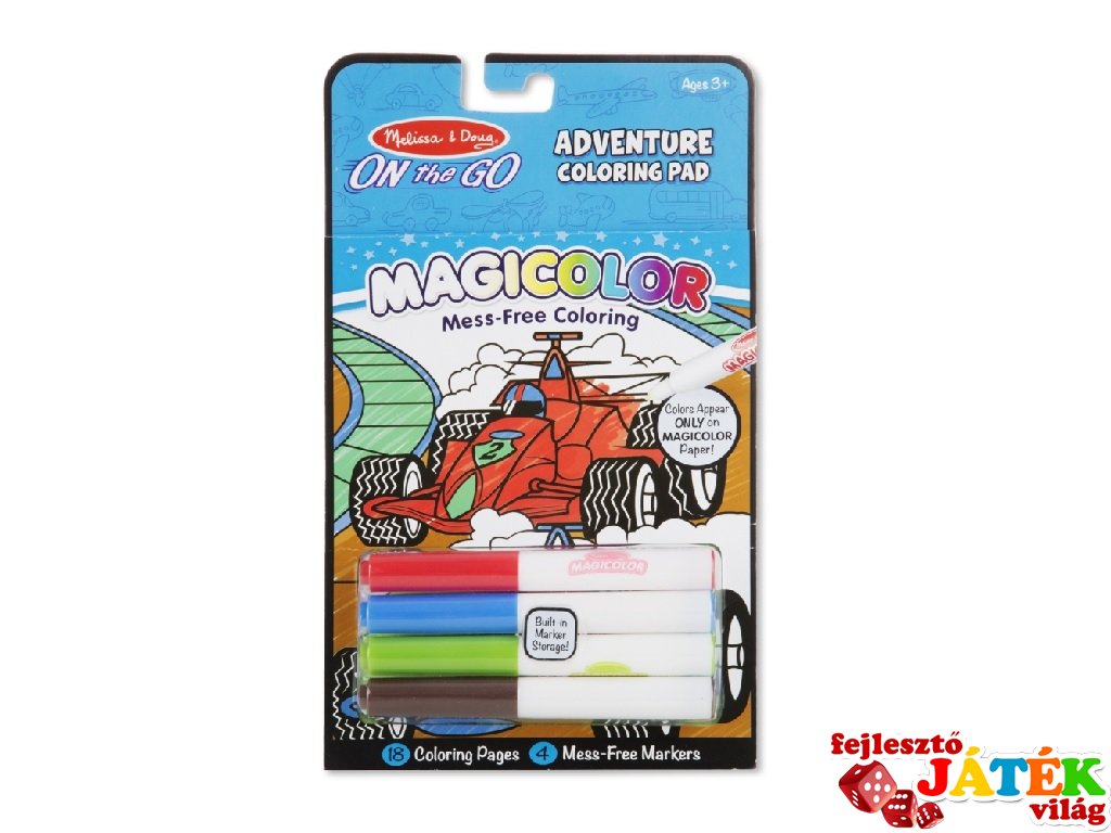 Mágikus színező füzet, kalandok (Melissa&Doug, kreatív játék, 3-7 év)
