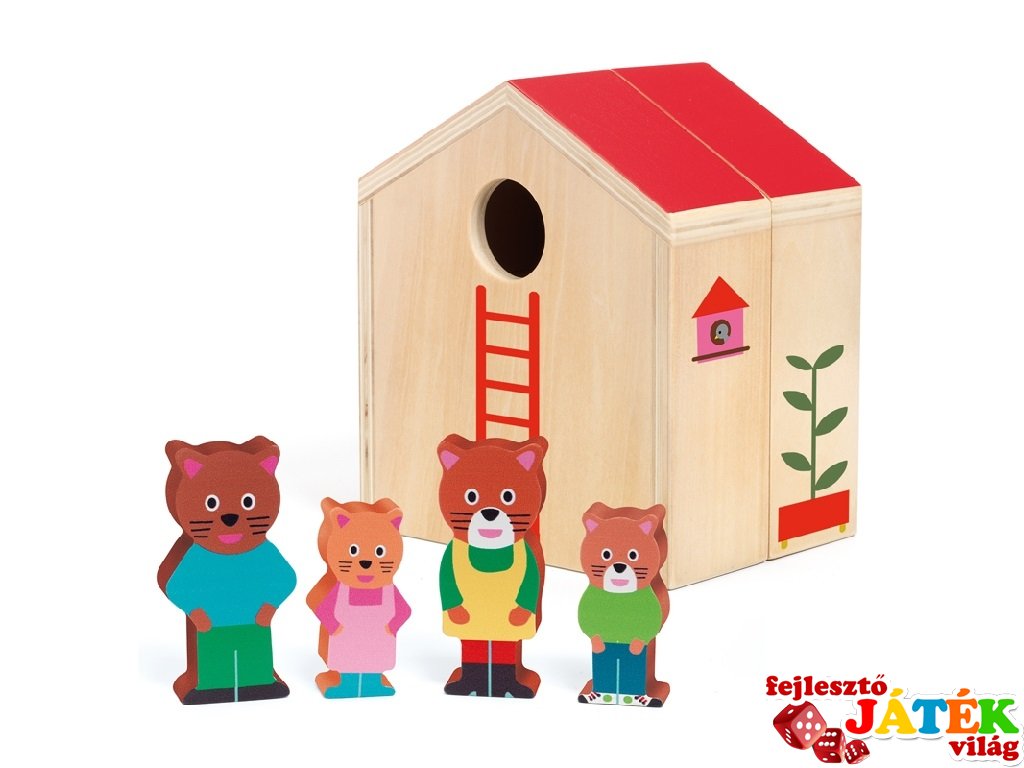 Minihouse Djeco fa bébijáték, szerepjáték - 6385 (1-3 év)
