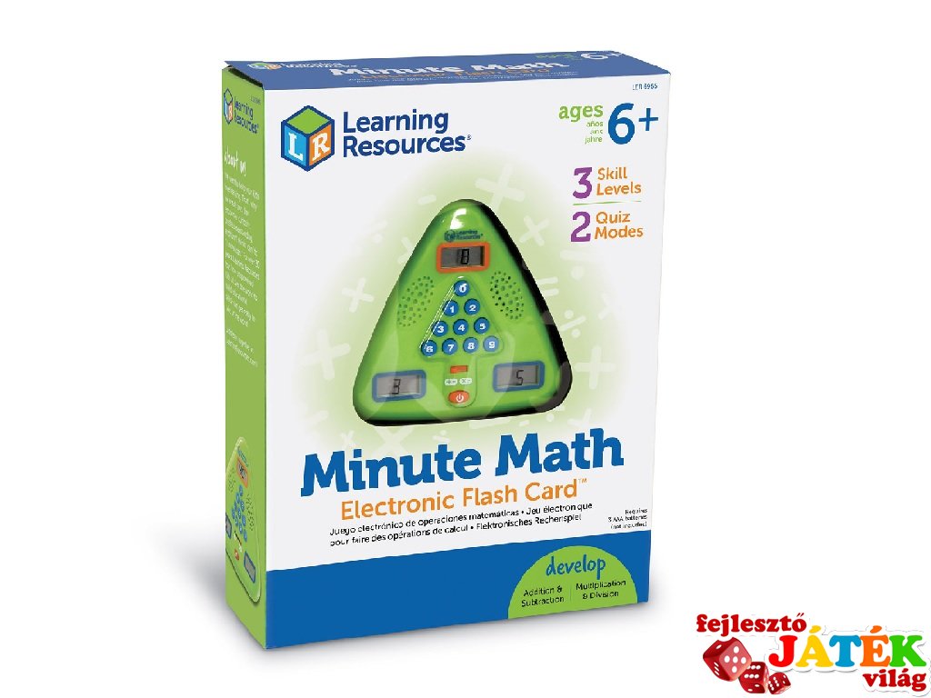 Minute Math elektronikus számolójáték, Learning Resources logikai játék (6-12 év)