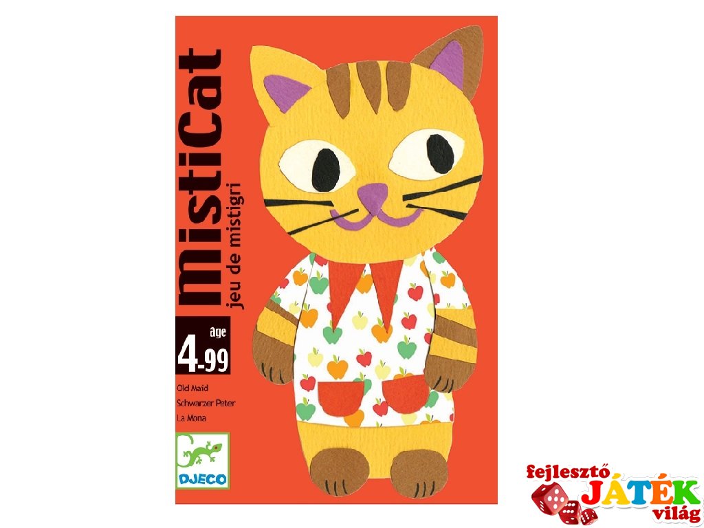 Misticat (Djeco, 5141, párkeresős kártyajáték, 4-7 év)