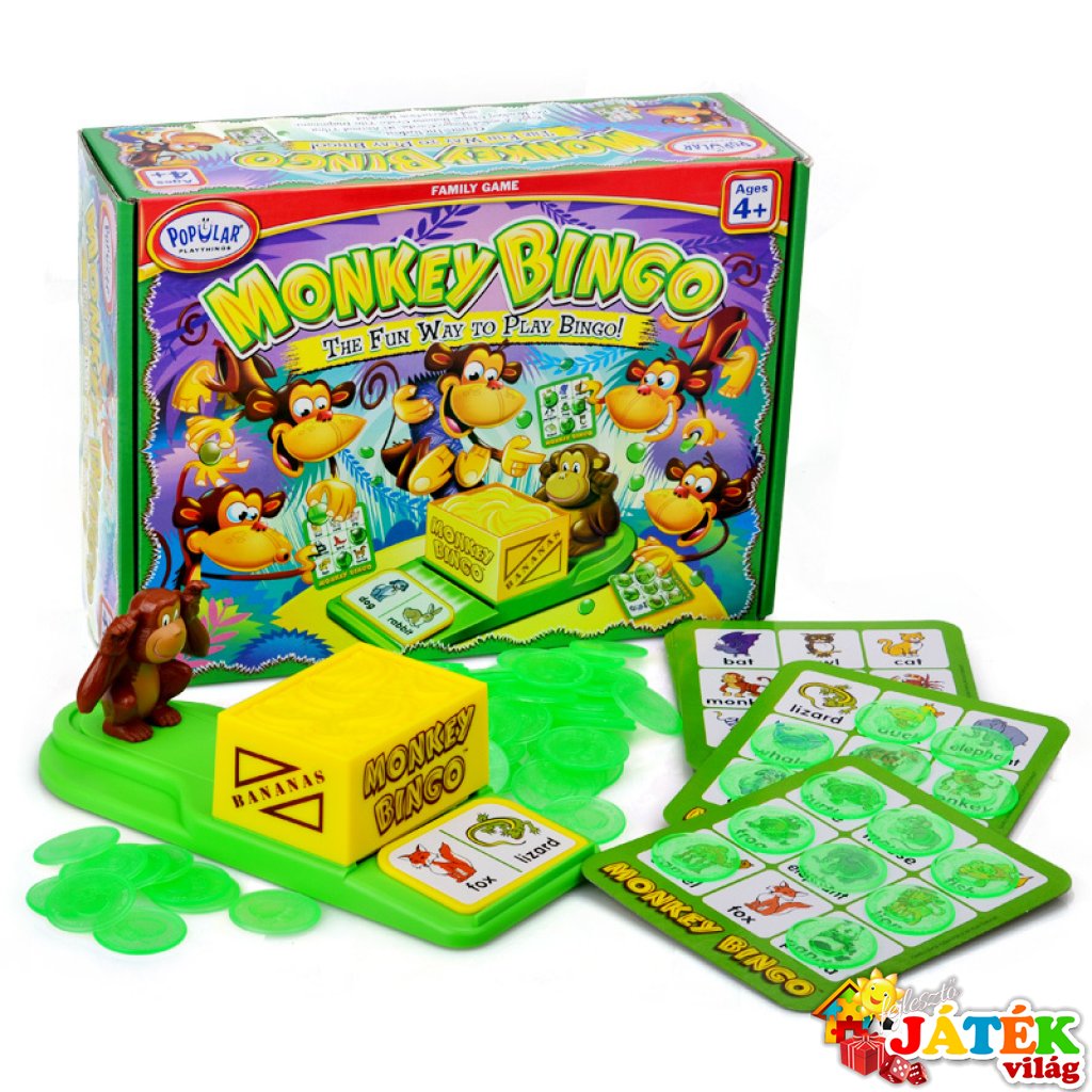 Monkey bingo Fejlesztő Játék Világ