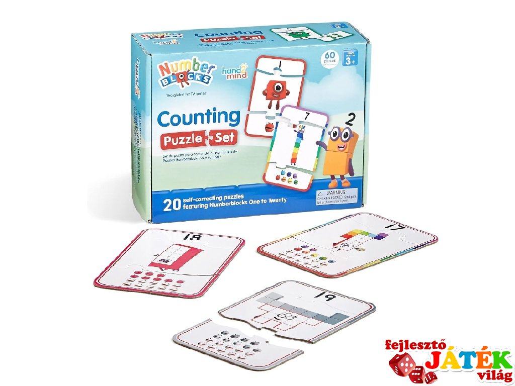 Numberblocks Counting Puzzle Set, Learning Resources fejlesztőjáték (95401, 3-7 év)